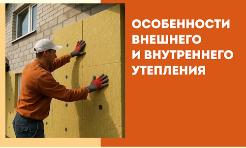 Какие особенности внешнего и внутреннего утепления в Красном Сулине