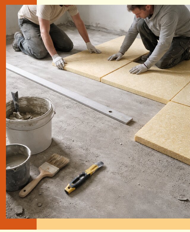 Утепление бетонного пола в Красном Сулине профессионально и недорого